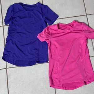Kids Girls Athletic‎ T-Shirts Purple/Pink Size 6/7.